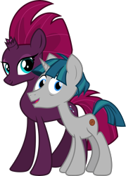 Size: 3194x4467 | Tagged: safe, artist:cheezedoodle96, artist:melisareb, edit, vector edit, fizzlepop berrytwist, stygian, tempest shadow, pony, unicorn, g4, my little pony: the movie, shadow play, .svg available, cute, duo, duo male and female, female, happy, high res, inkscape, looking at you, male, mare, missing accessory, open mouth, open smile, shipping, show accurate, simple background, smiling, smiling at you, stallion, straight, stygian's cutie mark, stygianbetes, svg, tempest's cutie mark, tempgian, transparent background, vector