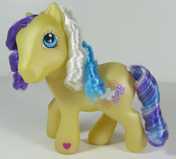 Size: 664x600 | Tagged: safe, photographer:breyer600, lavender cloud, pony, g3, irl, photo, solo, toy