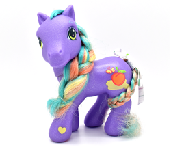 Size: 735x633 | Tagged: safe, photographer:ragamuffin, peach surprise, pony, g3, braid, irl, photo, solo, toy