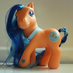 Size: 689x691 | Tagged: safe, photographer:lilcricketnoise, wishawhirl, g3, brushable, hoof heart, irl, photo, toy, underhoof