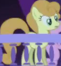 Size: 127x137 | Tagged: safe, screencap, carrot top, golden harvest, earth pony, pony, friendship is magic, g4, background character, background pony, cropped, female, mare, solo focus