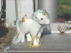 Size: 640x480 | Tagged: safe, artist:lonewolf3878, pony, unicorn, g1, ace attorney, brushable, customized toy, female, franziska von karma, irl, photo, ponified, toy, whip