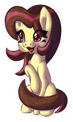 Size: 257x428 | Tagged: safe, artist:tami-kitten, oc, oc only, earth pony, pony, looking offscreen, request, simple background, solo, transparent background