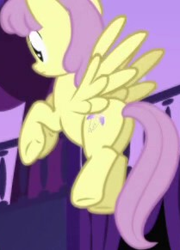 Size: 209x291 | Tagged: safe, screencap, parasol, pegasus, pony, friendship is magic, g4, background character, background pony, cropped, female, flying, mare, solo, spread wings, wings