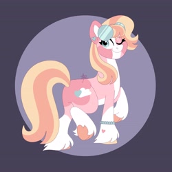 Size: 4096x4096 | Tagged: safe, artist:fizzlefer, oc, oc only, earth pony, pony, bracelet, glasses, jewelry, solo