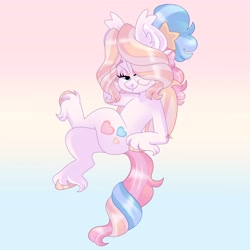 Size: 4096x4096 | Tagged: safe, artist:fizzlefer, oc, oc only, oc:bitter glitter, pony, gradient background, solo