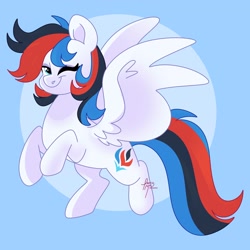 Size: 3500x3500 | Tagged: safe, artist:fizzlefer, oc, oc only, oc:retro city, pegasus, pony, high res, solo