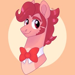 Size: 2700x2700 | Tagged: safe, artist:fizzlefer, oc, oc only, pony, bowtie, bust, high res, solo