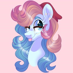 Size: 3700x3700 | Tagged: safe, artist:fizzlefer, oc, oc only, earth pony, pony, bust, high res, simple background, solo