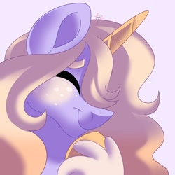 Size: 894x894 | Tagged: safe, artist:fizzlefer, oc, oc only, pony, unicorn, bust, simple background, solo, white background