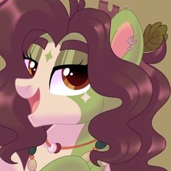 Size: 894x894 | Tagged: safe, artist:fizzlefer, oc, oc only, earth pony, pony, bust, simple background, solo