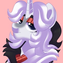 Size: 894x894 | Tagged: safe, artist:fizzlefer, oc, oc only, pony, unicorn, bust, simple background, solo