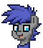 Size: 90x99 | Tagged: safe, artist:slybotz, oc, oc only, pony, pony town, animated, gif, lip sync, nice, oh my, pixel art, simple background, solo, sprite, transparent background