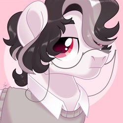 Size: 4000x4000 | Tagged: safe, artist:fizzlefer, oc, oc only, earth pony, pony, bust, solo