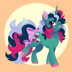 Size: 3500x3500 | Tagged: safe, artist:fizzlefer, fizzy, pony, unicorn, g1, high res, solo