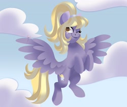 Size: 4096x3459 | Tagged: safe, artist:fizzlefer, oc, oc only, oc:star jumper, pegasus, pony, cloud, flying, solo