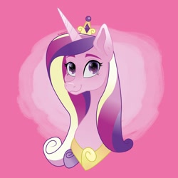 Size: 1080x1080 | Tagged: safe, artist:art_alanis, princess cadance, alicorn, pony, g4, bust, female, mare, solo