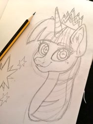 Size: 768x1024 | Tagged: safe, artist:art_alanis, twilight sparkle, alicorn, pony, g4, solo, traditional art