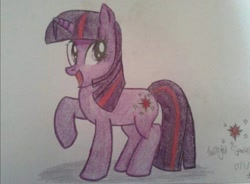 Size: 1080x793 | Tagged: safe, artist:art_alanis, twilight sparkle, pony, unicorn, g4, solo, traditional art