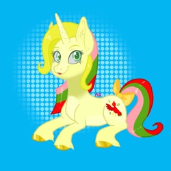 Size: 2048x2048 | Tagged: safe, artist:art_alanis, mimic (g1), pony, unicorn, g1, g4, g1 to g4, generation leap, high res, solo