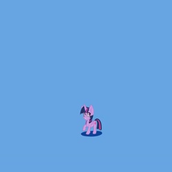Size: 2048x2048 | Tagged: safe, artist:art_alanis, twilight sparkle, alicorn, pony, g4, blue background, high res, simple background, solo, twilight sparkle (alicorn)