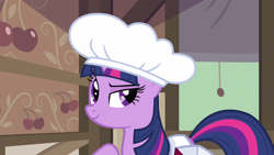 Size: 1280x720 | Tagged: safe, screencap, twilight sparkle, pony, unicorn, g4, season 2, the last roundup, female, hat, mare, solo, unicorn twilight