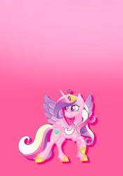 Size: 1431x2048 | Tagged: safe, artist:art_alanis, princess cadance, alicorn, pony, g4, female, gradient background, mare, solo