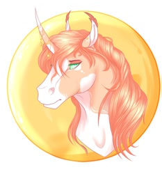 Size: 1280x1372 | Tagged: safe, artist:jezebel_remedy, oc, oc only, pony, unicorn, bust, solo