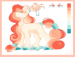 Size: 1280x960 | Tagged: safe, artist:jezebel-remedy, oc, oc only, earth pony, pony, cloven hooves, reference sheet, solo