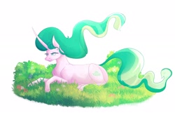 Size: 3000x1966 | Tagged: safe, artist:jezebel-remedy, mistmane, pony, unicorn, g4, simple background, solo, white background, young mistmane