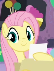 Size: 272x356 | Tagged: safe, screencap, fluttershy, pegasus, pony, g4, cute, smiling