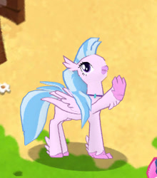 Size: 252x287 | Tagged: safe, gameloft, screencap, silverstream, classical hippogriff, hippogriff, g4, my little pony: magic princess