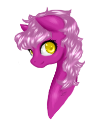 Size: 1024x1213 | Tagged: safe, artist:kinjareta, oc, oc only, oc:tiny, earth pony, pony, bust, earth pony oc, female, looking at you, mare, simple background, solo, transparent background