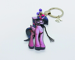 Size: 1201x961 | Tagged: safe, artist:made_by_franch, twilight sparkle, alicorn, pony, g4, craft, handmade, keychain, trinket, twilight sparkle (alicorn)