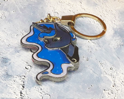 Size: 904x723 | Tagged: safe, artist:made_by_franch, princess luna, alicorn, pony, g4, craft, handmade, keychain