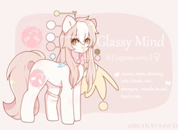 Size: 1500x1100 | Tagged: safe, artist:cofiiclouds, oc, oc only, oc:glassy mind, earth pony, pony, reference sheet, solo