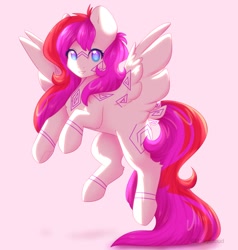 Size: 1800x1888 | Tagged: safe, artist:cofiiclouds, oc, oc only, pegasus, pony, simple background, solo