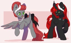 Size: 1600x972 | Tagged: safe, artist:cofiiclouds, oc, oc only, pegasus, pony, duo