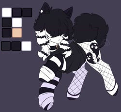 Size: 1188x1100 | Tagged: safe, artist:cofiiclouds, oc, oc only, oc:ethan, earth pony, pony, clothes, fishnet stockings, reference sheet, simple background, solo