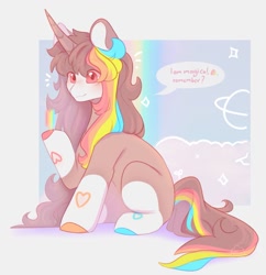 Size: 1065x1100 | Tagged: safe, artist:cofiiclouds, oc, oc only, pony, unicorn, solo