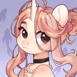 Size: 1024x1024 | Tagged: safe, artist:fedos, oc, oc only, pony, unicorn, bust, solo