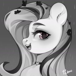 Size: 1414x1414 | Tagged: safe, artist:fedos, oc, oc only, earth pony, pony, bust, solo