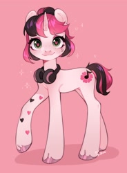 Size: 1510x2048 | Tagged: safe, artist:fedos, oc, pony, unicorn, headphones, solo