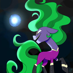 Size: 1024x1024 | Tagged: safe, artist:chandelurres, mane-iac, earth pony, pony, g4, female, mare, solo