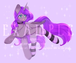 Size: 1669x1378 | Tagged: safe, artist:cofiiclouds, oc, oc only, alicorn, pony, pink background, simple background, solo, watermark