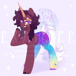 Size: 1600x1600 | Tagged: safe, artist:cofiiclouds, oc, oc only, pony, unicorn, simple background, solo