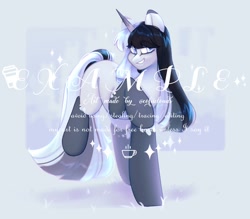 Size: 1400x1225 | Tagged: safe, artist:cofiiclouds, oc, oc only, pony, unicorn, solo, watermark