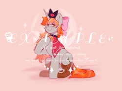 Size: 1400x1050 | Tagged: safe, artist:cofiiclouds, oc, oc only, oc:iron filigree, pony, unicorn, cult of, simple background, solo