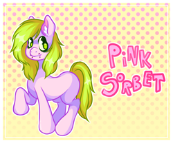 Size: 1800x1500 | Tagged: safe, artist:funfish1000, oc, oc only, oc:pink sorbet, earth pony, pony, earth pony oc, female, solo