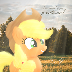 Size: 1080x1080 | Tagged: safe, artist:everydaydashie, applejack, earth pony, pony, g4, female, solo